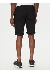 Hugo - HUGO Szorty jeansowe 50537718 Czarny Regular Fit. Kolor: czarny. Materiał: bawełna #2