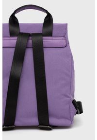 Nobo plecak damski kolor fioletowy mały gładki. Kolor: fioletowy. Wzór: gładki #5
