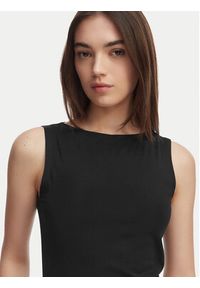 Vero Moda Top Panda 10314416 Czarny Slim Fit. Kolor: czarny. Materiał: bawełna #3