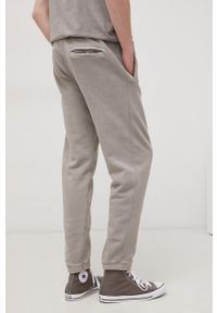 Reebok Classic Spodnie bawełniane męskie kolor beżowy gładkie. Kolor: beżowy. Materiał: bawełna. Wzór: gładki #4