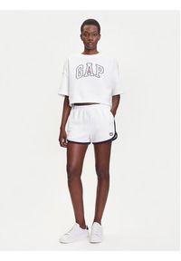 GAP - Gap Bluza 778442-02 Biały Oversize. Kolor: biały. Materiał: bawełna #4