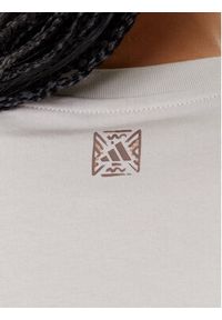 Adidas - adidas T-Shirt Animal Graphic JM4423 Beżowy Regular Fit. Kolor: beżowy. Materiał: bawełna
