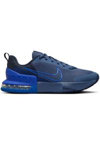 Buty treningowe męskie Nike Air Max Alpha Trainer 6. Kolor: niebieski. Materiał: materiał, syntetyk. Szerokość cholewki: normalna. Model: Nike Air Max. Sport: fitness