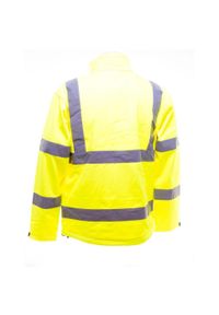YOKO - Męska Kurtka Sofshell HiVis. Kolor: żółty