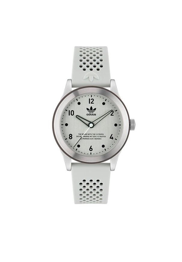 adidas Originals Zegarek Code Three Watch AOSY23033 Srebrny. Kolor: srebrny