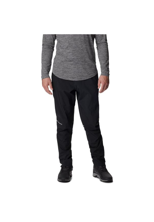 columbia - Spodnie Trekkingowe Męskie Columbia Hazy Trail Rain. Kolor: czarny. Długość: długie. Sport: turystyka piesza