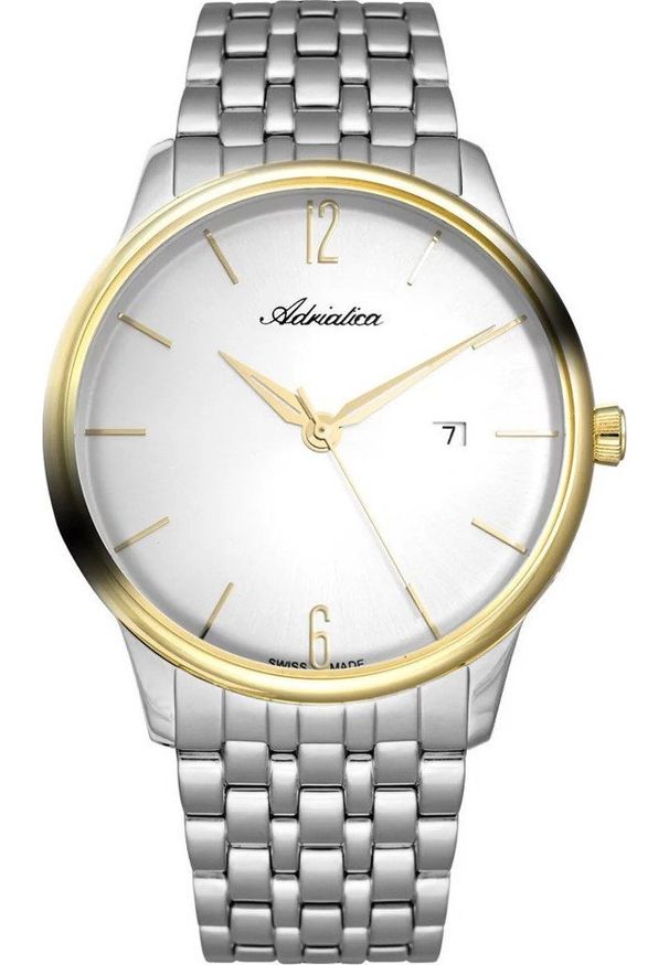 Zegarek Adriatica Zegarek męski Adriatica A8269.2153Q srebrny. Kolor: srebrny