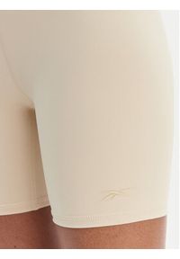 Reebok Szorty sportowe Reebok x Ewa Chodakowska RK25618CCW Beżowy Slim Fit. Kolor: beżowy. Materiał: syntetyk #4