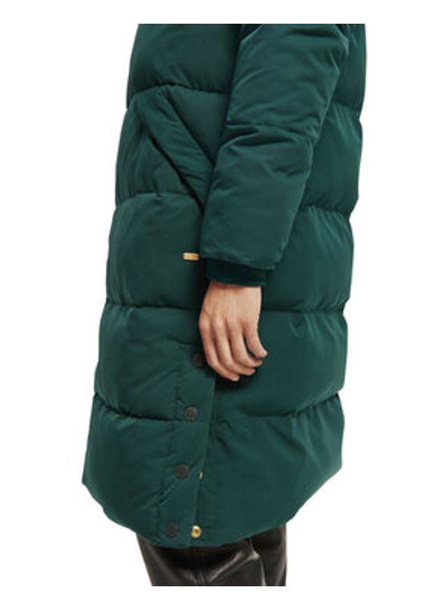 Scotch & Soda Kurtka zimowa 168761 Zielony Regular Fit. Kolor: zielony. Materiał: syntetyk, puch. Sezon: zima