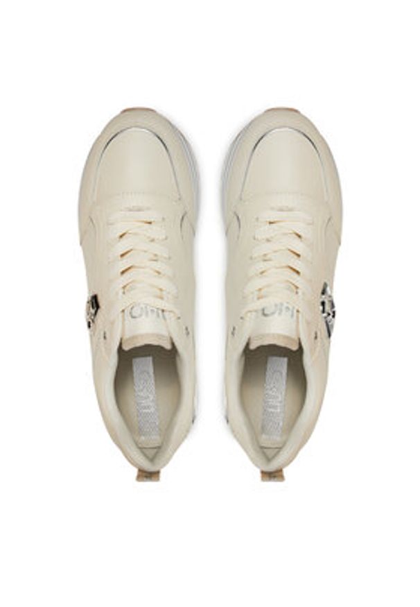 Liu Jo Sneakersy Maxi Wonder 73 BA4059 P0102 Beżowy. Kolor: beżowy. Materiał: skóra