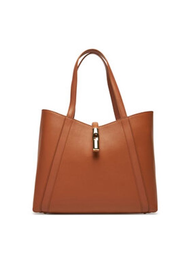 Furla Torebka Goccia L WB01788 BX3353 KH RY000 Brązowy. Kolor: brązowy. Materiał: skórzane