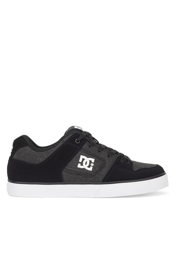 DC Sneakersy PURE 300660-KWT Czarny. Kolor: czarny. Materiał: skóra