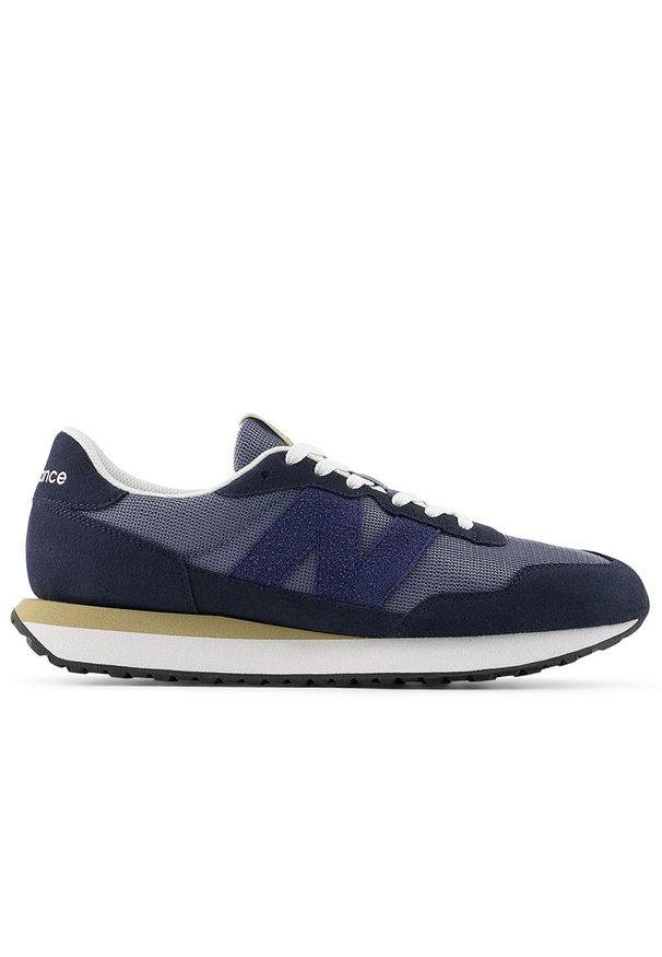 Buty unisex New Balance M2374EK - granatowe. Kolor: niebieski. Materiał: syntetyk, materiał, skóra, guma, zamsz. Szerokość cholewki: normalna