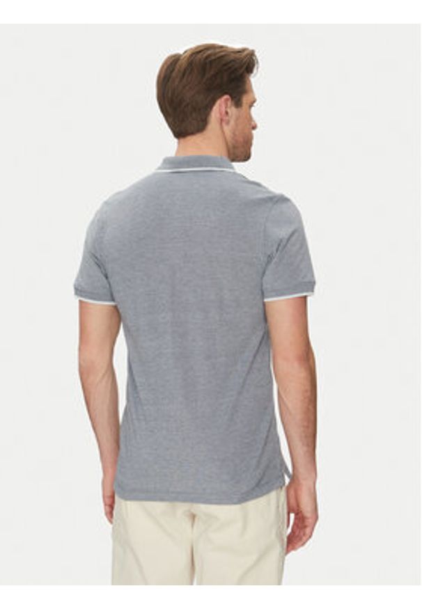 Blend Polo 20708180 Niebieski Regular Fit. Typ kołnierza: polo. Kolor: niebieski. Materiał: bawełna