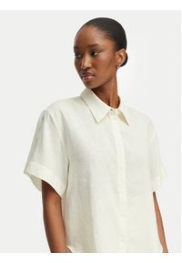 Hugo - HUGO Koszula Encantada 50566793 Beżowy Relaxed Fit. Kolor: beżowy. Materiał: len #5