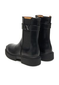 Armani Exchange Botki XW001634 AF17474 UC001 Czarny. Kolor: czarny. Materiał: skóra #6