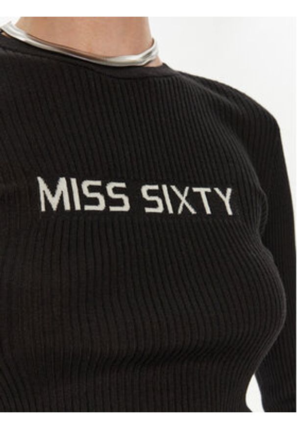 Miss Sixty Bluzka 6L3RJ7291000 Czarny Regular Fit. Kolor: czarny. Materiał: wełna