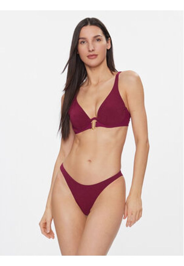 Chantelle Dół od bikini C15T90 Fioletowy. Kolor: fioletowy. Materiał: syntetyk