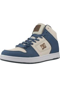 DC Shoes - Tenisówki Dc Model Manteca 4 M Hi Kolor Niebieski. Kolor: niebieski. Materiał: skóra, tkanina