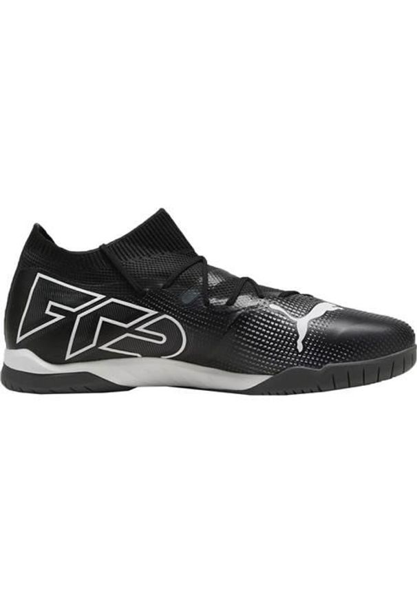 Buty piłkarskie męskie Puma Future 7 Match It. Zapięcie: sznurówki. Kolor: biały, czarny, wielokolorowy. Materiał: syntetyk, materiał. Szerokość cholewki: normalna. Sport: piłka nożna