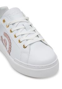 Pollini Sneakersy SA15184G0MXF113A Biały. Kolor: biały. Materiał: skóra
