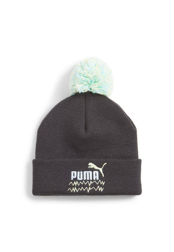 Fasola dla dzieci Puma Mixmatch Pom Pom. Kolor: niebieski, wielokolorowy, czarny. Materiał: akryl, materiał. Sezon: zima. Styl: sportowy