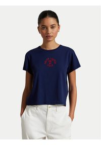 Polo Ralph Lauren T-Shirt 211965108001 Granatowy Regular Fit. Typ kołnierza: polo. Kolor: niebieski. Materiał: bawełna