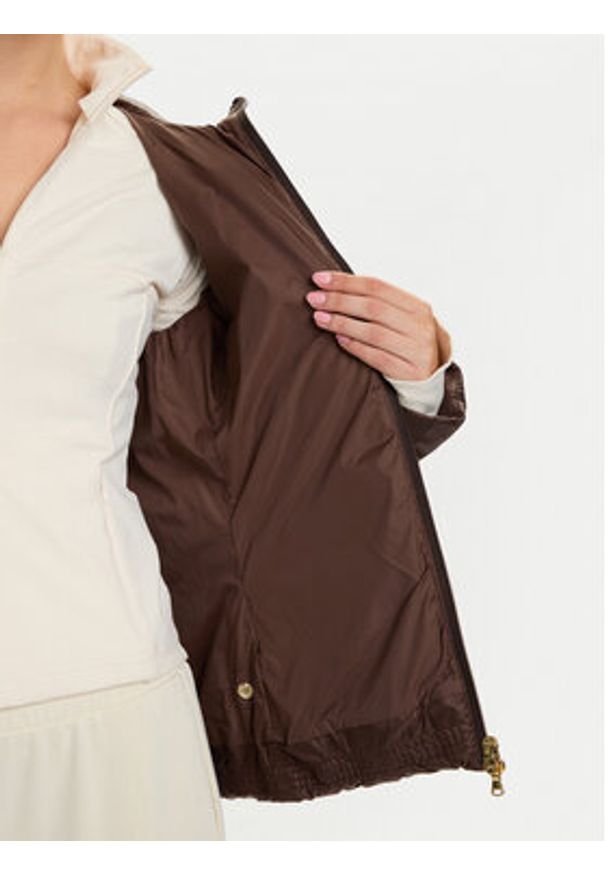 EA7 Emporio Armani Kurtka zimowa 7W000684 AF12475 U6063 Brązowy Slim Fit. Kolor: brązowy. Materiał: syntetyk. Sezon: zima