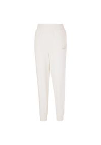 Spodnie damskie Puma ESS+ Embroidery High-Waist Pants FL. Stan: podwyższony. Kolor: biały