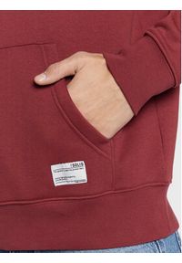 !SOLID - Solid Bluza 21107420 Bordowy Regular Fit. Kolor: czerwony. Materiał: syntetyk