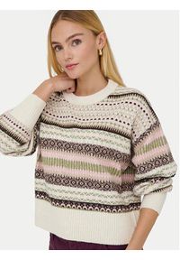 only - ONLY Sweter Arianne 15285832 Beżowy Regular Fit. Kolor: beżowy. Materiał: syntetyk #3