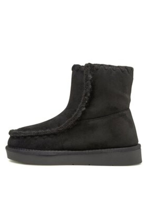 Jenny Fairy Śniegowce WS050101-01 Czarny. Kolor: czarny. Materiał: materiał