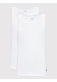 Polo Ralph Lauren Komplet tank topów 714835886001 Biały Regular Fit. Typ kołnierza: polo. Kolor: biały. Materiał: bawełna #1