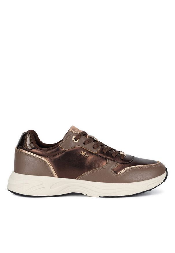 MEXX Sneakersy MI001009143W Brązowy. Kolor: brązowy. Materiał: skóra