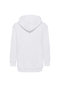 FRUIT OF THE LOOM - Bluza Dziecięca Klasyczna Gładka. Kolor: biały. Wzór: gładki