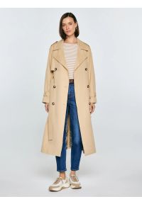 Big-Star - Sneakersy damskie ze skóry naturalnej beżowe RR274A344 800. Nosek buta: okrągły. Zapięcie: sznurówki. Kolor: beżowy. Materiał: skóra #6