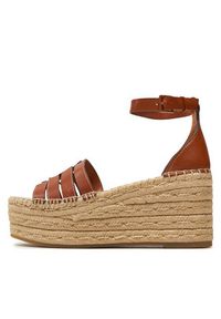 Tory Burch Espadryle Ines 154464 Brązowy. Kolor: brązowy. Materiał: skóra #4