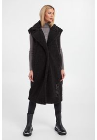 Liu Jo - Kamizelka LIU JO. Materiał: futro, syntetyk. Wzór: haft #3