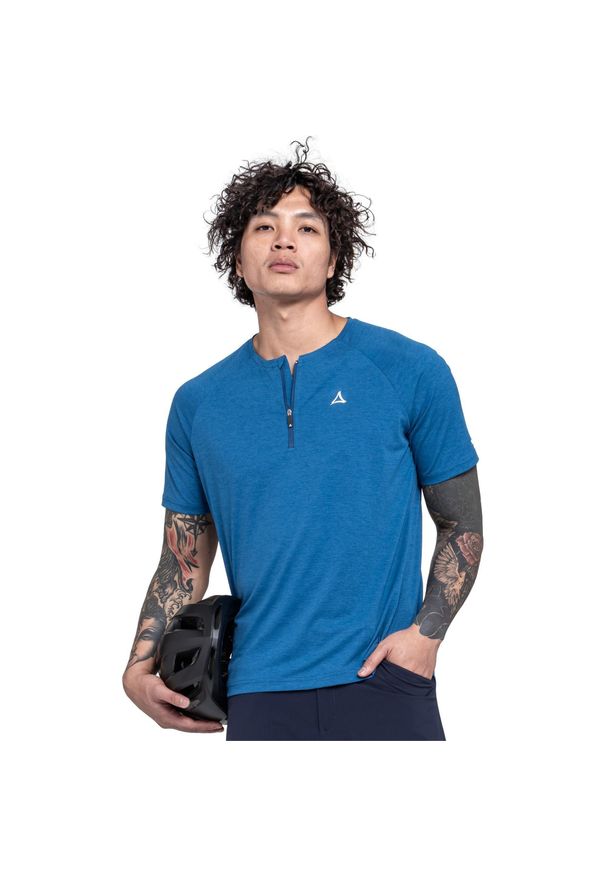 SCHÖFFEL - Koszulka rowerowa męska Schöffel Circ Wetluga. Kolor: niebieski. Sport: kolarstwo