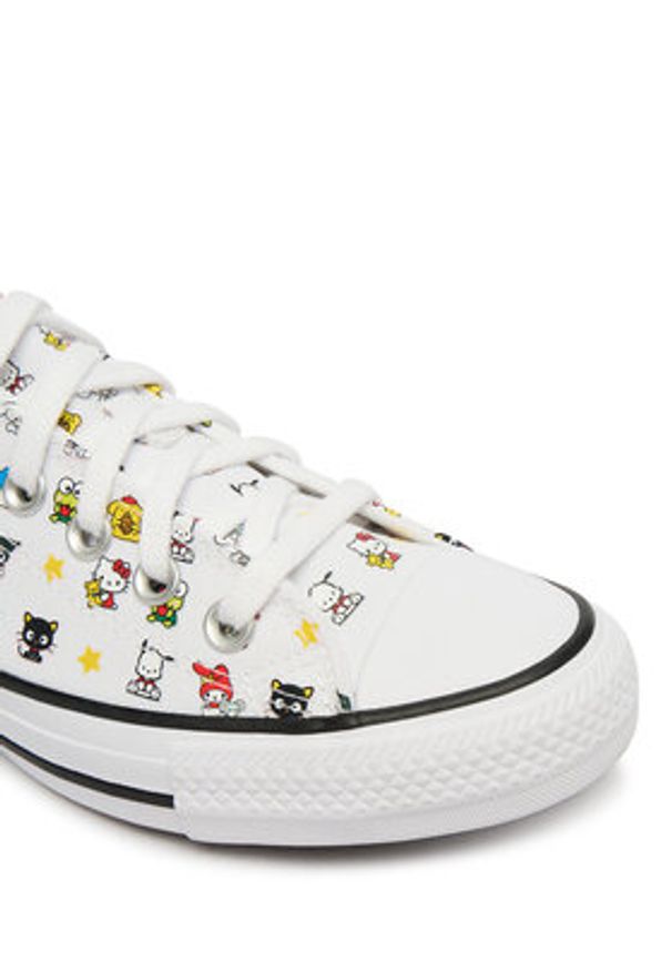 Converse Trampki Chuck Taylor All Star A17700C Biały. Kolor: biały. Materiał: materiał