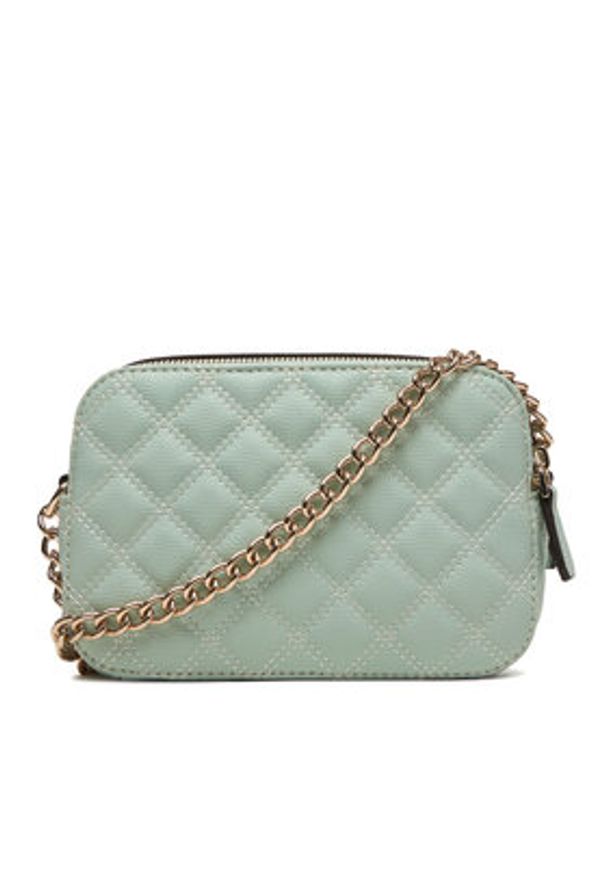 Guess Torebka Giully II HWBQ96 73140 Zielony. Kolor: zielony. Materiał: skórzane