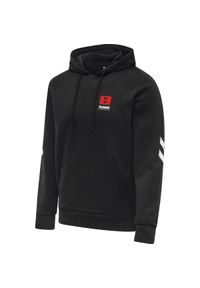 Hummel bluza unisex sportowa bawełniana kangurka LGC Graham Hoodie. Kolor: czarny. Materiał: bawełna. Sport: fitness #1