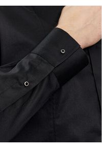 Karl Lagerfeld - KARL LAGERFELD Koszula 605036 541602 Czarny Modern Fit. Typ kołnierza: dekolt w karo. Kolor: czarny. Materiał: bawełna