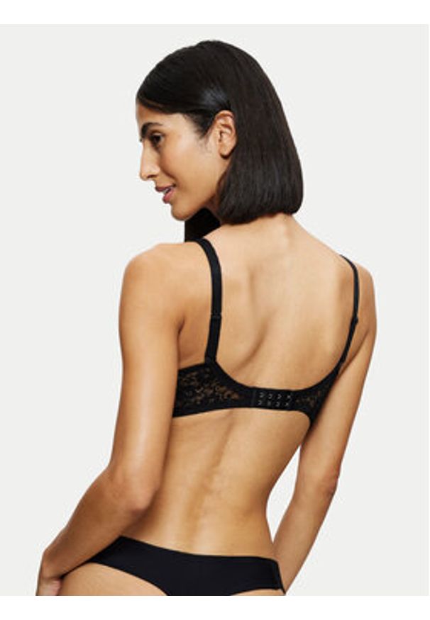 Triumph Biustonosz z fiszbiną Amourette 10214770 Czarny. Kolor: czarny. Materiał: syntetyk