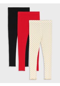 Sinsay - Legginsy 3 pack - wielobarwny