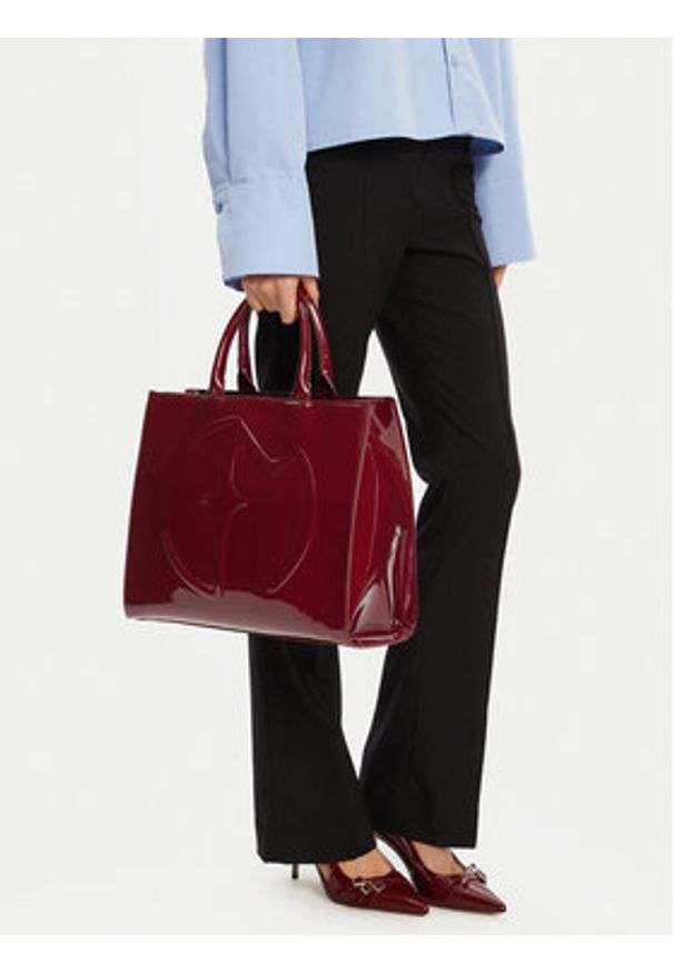 Eva Minge Torebka EO-ALICE-LDA8226-1 Bordowy. Kolor: czerwony