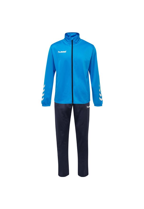 Zestaw dresów sportowych dla dorosłych Hummel Promo Poly Suit. Kolor: niebieski. Materiał: dresówka. Sport: piłka nożna