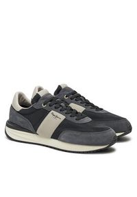 Pepe Jeans Sneakersy PMS60020 Czarny. Kolor: czarny. Materiał: zamsz, skóra #6