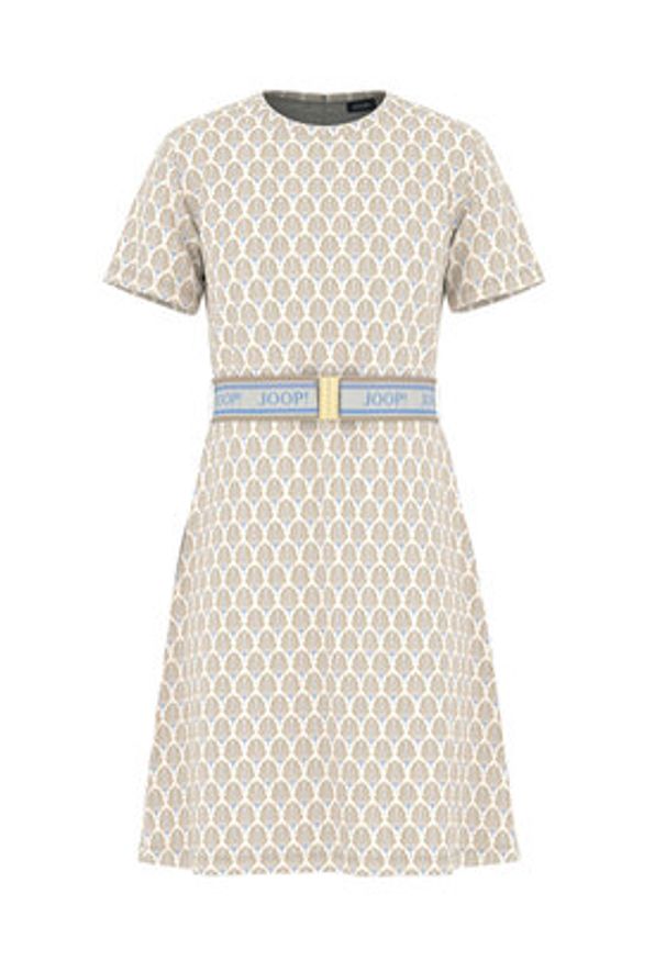 JOOP! Sukienka codzienna 58 253JE58Trish 30047790 Beżowy Regular Fit. Okazja: na co dzień. Kolor: beżowy. Materiał: syntetyk. Typ sukienki: proste. Styl: casual