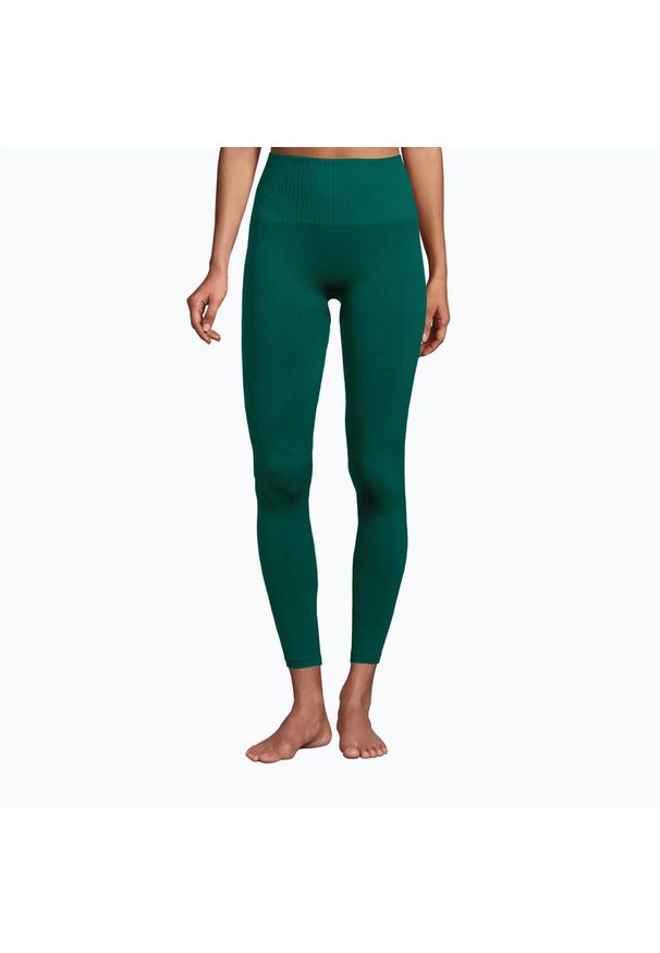 CASALL - Legginsy Damskie Sportowe Casall Bezszwowe Wysoki Stan r. L zielone. Stan: podwyższony. Kolor: zielony. Sport: fitness